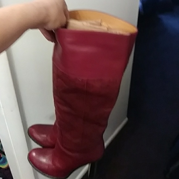 Authentic red leather GG boots🔥🔥🔥 - Picture 2 of 8